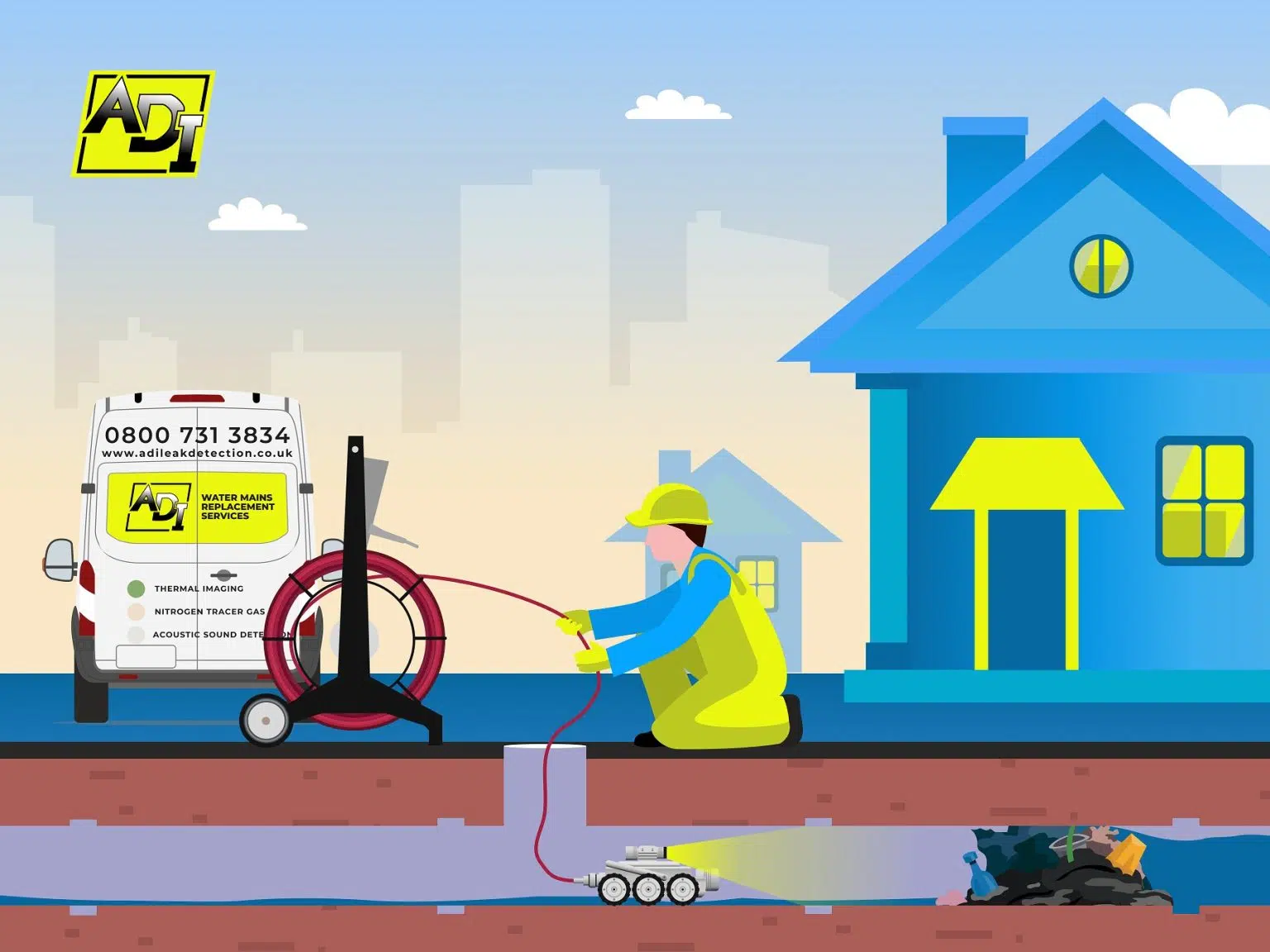 Drainage CCTV Surveys & Investigations Greenford